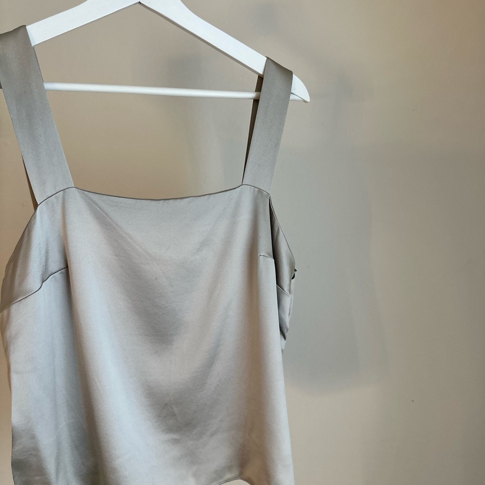 silk tank top blouse